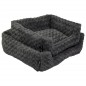 Jack and Vanilla Haustiersofa Softy XS 50x43x17 cm Rosette Grau Jack and Vanilla Haustiersofa Softy XS 50x43x17 cm Rosette Grau
