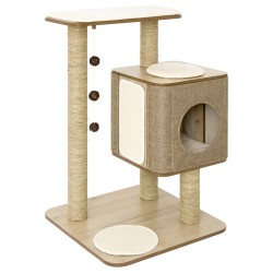 Jack and Vanilla Kratzbaum Molly 56x56x86 cm Braun