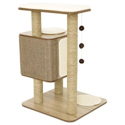 Jack and Vanilla Kratzbaum Molly 56x56x86 cm Braun
