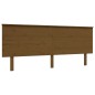 vidaXL Massivholzbett mit Kopfteil Honigbraun 200x200 cm vidaXL Massivholzbett mit Kopfteil Honigbraun 200x200 cm