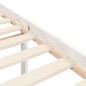 vidaXL Seniorenbett mit Kopfteil Weiß Super Kingsize Massivholz vidaXL Seniorenbett mit Kopfteil Weiß Super Kingsize Massivholz