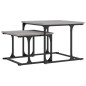 vidaXL Satztische 2 Stk. Grau Sonoma Holzwerkstoff vidaXL Satztische 2 Stk. Grau Sonoma Holzwerkstoff