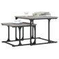 vidaXL Satztische 2 Stk. Grau Sonoma Holzwerkstoff vidaXL Satztische 2 Stk. Grau Sonoma Holzwerkstoff
