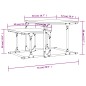 vidaXL Satztische 2 Stk. Grau Sonoma Holzwerkstoff vidaXL Satztische 2 Stk. Grau Sonoma Holzwerkstoff