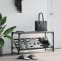 vidaXL Schuhregal Grau Sonoma 90x30x45 cm Holzwerkstoff vidaXL Schuhregal Grau Sonoma 90x30x45 cm Holzwerkstoff