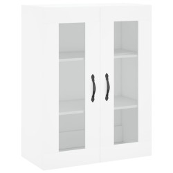 vidaXL Wandschrank Hochglanz-Weiß 69,5x34x90 cm Holzwerkstoff