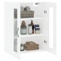 vidaXL Wandschrank Hochglanz-Weiß 69,5x34x90 cm Holzwerkstoff vidaXL Wandschrank Hochglanz-Weiß 69,5x34x90 cm Holzwerkstoff