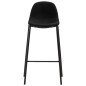 vidaXL 3-tlg. Bar-Set Stoff Schwarz vidaXL 3-tlg. Bar-Set Stoff Schwarz