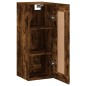 vidaXL Wandschrank Räuchereiche 34,5x34x90 cm Holzwerkstoff vidaXL Wandschrank Räuchereiche 34,5x34x90 cm Holzwerkstoff