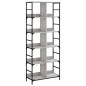 vidaXL Bücherregal Grau Sonoma 78,5x33x188,5 cm Holzwerkstoff vidaXL Bücherregal Grau Sonoma 78,5x33x188,5 cm Holzwerkstoff