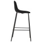vidaXL 3-tlg. Bar-Set Stoff Schwarz vidaXL 3-tlg. Bar-Set Stoff Schwarz