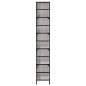 vidaXL Bücherregal Grau Sonoma 78,5x33x188,5 cm Holzwerkstoff vidaXL Bücherregal Grau Sonoma 78,5x33x188,5 cm Holzwerkstoff