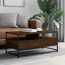 vidaXL Couchtisch Braun Eichen-Optik 100x51x45 cm Holzwerkstoff