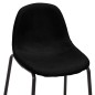 vidaXL 3-tlg. Bar-Set Stoff Schwarz vidaXL 3-tlg. Bar-Set Stoff Schwarz