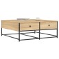 vidaXL Couchtisch Sonoma-Eiche 100x99x40 cm Holzwerkstoff vidaXL Couchtisch Sonoma-Eiche 100x99x40 cm Holzwerkstoff