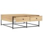 vidaXL Couchtisch Sonoma-Eiche 100x99x40 cm Holzwerkstoff vidaXL Couchtisch Sonoma-Eiche 100x99x40 cm Holzwerkstoff
