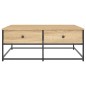 vidaXL Couchtisch Sonoma-Eiche 100x99x40 cm Holzwerkstoff vidaXL Couchtisch Sonoma-Eiche 100x99x40 cm Holzwerkstoff