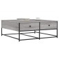 vidaXL Couchtisch Grau Sonoma 100x99x40 cm Holzwerkstoff vidaXL Couchtisch Grau Sonoma 100x99x40 cm Holzwerkstoff