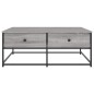 vidaXL Couchtisch Grau Sonoma 100x99x40 cm Holzwerkstoff vidaXL Couchtisch Grau Sonoma 100x99x40 cm Holzwerkstoff