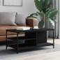 vidaXL Couchtisch Schwarz 100x50x45 cm Holzwerkstoff vidaXL Couchtisch Schwarz 100x50x45 cm Holzwerkstoff