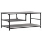 vidaXL Couchtisch Grau Sonoma 90x49x40 cm Holzwerkstoff vidaXL Couchtisch Grau Sonoma 90x49x40 cm Holzwerkstoff