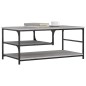 vidaXL Couchtisch Grau Sonoma 90x49x40 cm Holzwerkstoff vidaXL Couchtisch Grau Sonoma 90x49x40 cm Holzwerkstoff