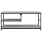vidaXL Couchtisch Grau Sonoma 90x49x40 cm Holzwerkstoff vidaXL Couchtisch Grau Sonoma 90x49x40 cm Holzwerkstoff