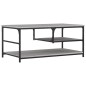 vidaXL Couchtisch Grau Sonoma 90x49x40 cm Holzwerkstoff vidaXL Couchtisch Grau Sonoma 90x49x40 cm Holzwerkstoff