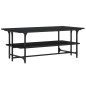 vidaXL Couchtisch Schwarz 100x50x40 cm Holzwerkstoff vidaXL Couchtisch Schwarz 100x50x40 cm Holzwerkstoff