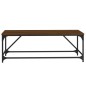 vidaXL Couchtisch Braun Eichen-Optik 100x50x35 cm Holzwerkstoff