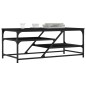 vidaXL Couchtisch Schwarz 100x49x40 cm Holzwerkstoff vidaXL Couchtisch Schwarz 100x49x40 cm Holzwerkstoff