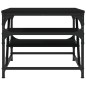 vidaXL Couchtisch Schwarz 100x49x40 cm Holzwerkstoff vidaXL Couchtisch Schwarz 100x49x40 cm Holzwerkstoff