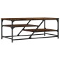 vidaXL Couchtisch Räuchereiche 100x49x40 cm Holzwerkstoff vidaXL Couchtisch Räuchereiche 100x49x40 cm Holzwerkstoff