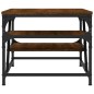 vidaXL Couchtisch Räuchereiche 100x49x40 cm Holzwerkstoff vidaXL Couchtisch Räuchereiche 100x49x40 cm Holzwerkstoff