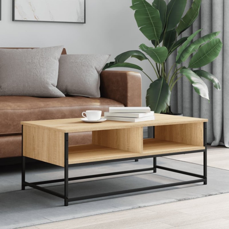 vidaXL Couchtisch Sonoma-Eiche 100x51x40 cm Holzwerkstoff vidaXL Couchtisch Sonoma-Eiche 100x51x40 cm Holzwerkstoff