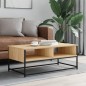 vidaXL Couchtisch Sonoma-Eiche 100x51x40 cm Holzwerkstoff vidaXL Couchtisch Sonoma-Eiche 100x51x40 cm Holzwerkstoff