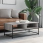 vidaXL Couchtisch Grau Sonoma 100x51x40 cm Holzwerkstoff vidaXL Couchtisch Grau Sonoma 100x51x40 cm Holzwerkstoff