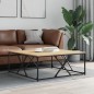 vidaXL Couchtisch Sonoma-Eiche 100x100x40 cm Holzwerkstoff vidaXL Couchtisch Sonoma-Eiche 100x100x40 cm Holzwerkstoff