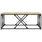 vidaXL Couchtisch Sonoma-Eiche 100x100x40 cm Holzwerkstoff vidaXL Couchtisch Sonoma-Eiche 100x100x40 cm Holzwerkstoff