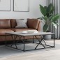 vidaXL Couchtisch Grau Sonoma 100x100x40 cm Holzwerkstoff vidaXL Couchtisch Grau Sonoma 100x100x40 cm Holzwerkstoff