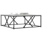 vidaXL Couchtisch Grau Sonoma 100x100x40 cm Holzwerkstoff vidaXL Couchtisch Grau Sonoma 100x100x40 cm Holzwerkstoff