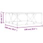 vidaXL Couchtisch Grau Sonoma 100x100x40 cm Holzwerkstoff vidaXL Couchtisch Grau Sonoma 100x100x40 cm Holzwerkstoff