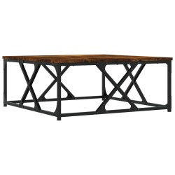vidaXL Couchtisch Räuchereiche 70x70x30 cm Holzwerkstoff