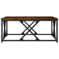 vidaXL Couchtisch Räuchereiche 70x70x30 cm Holzwerkstoff vidaXL Couchtisch Räuchereiche 70x70x30 cm Holzwerkstoff
