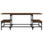 vidaXL Couchtisch Braun Eichen-Optik 100x50,5x40 cm Holzwerkstoff