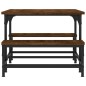 vidaXL Couchtisch Braun Eichen-Optik 100x50,5x40 cm Holzwerkstoff
