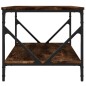 vidaXL Couchtisch Räuchereiche 90x50x45 cm Holzwerkstoff