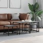 vidaXL Satztische 3 Stk. Grau Sonoma Holzwerkstoff vidaXL Satztische 3 Stk. Grau Sonoma Holzwerkstoff