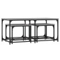 vidaXL Satztische 3 Stk. Grau Sonoma Holzwerkstoff vidaXL Satztische 3 Stk. Grau Sonoma Holzwerkstoff