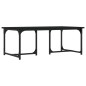 vidaXL Couchtisch Schwarz 90x50x35 cm Holzwerkstoff vidaXL Couchtisch Schwarz 90x50x35 cm Holzwerkstoff